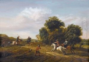 Landschaft Mit Treibjagd Landschaft Mit Treibjagd