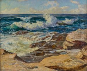 The New England Coastline by Henry Bayley Snell