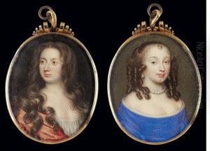 Portrait Of A Lady, Her Brown Hair Dressed In Ringlets, Wearing A Blue Gown And White Chemise And Pearl Jewelry (+ Portrait Of A Lady, Her Brown Hair Cascading Over Her Shoulders, Verso) Portrait Of A Lady, Her Brown Hair Dressed In Ringlets, Wearing A Blue Gown And White Chemise And Pearl Jewelry (+ Portrait Of A Lady, Her Brown Hair Cascading Over Her Shoulders, Verso)