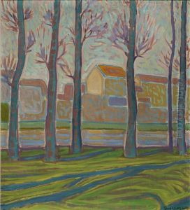 Trees By The River by Eero Snellman