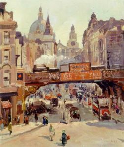 A Busy Street In London