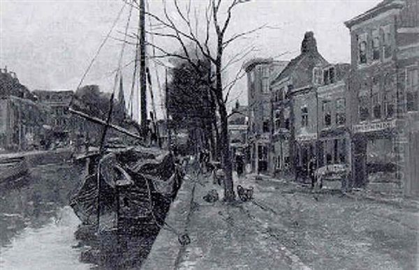 A Canal In The Hague - view 1
