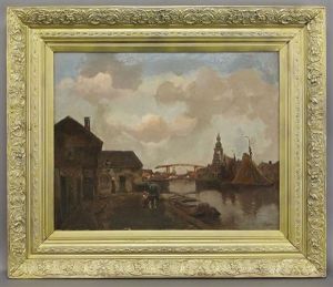 Dutch Canal Scene