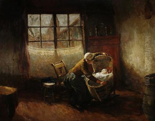 Mother And Child In An Interior - view 1