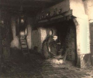 Larens Interieur by Jacques (Jacob Cornelis) Snoeck