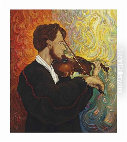 The Violin Player - view 1