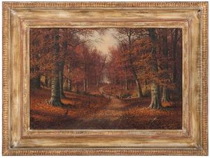 Autumn Landscape by William Mckendree Snyder