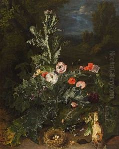 Still Life With Thistle And Nest