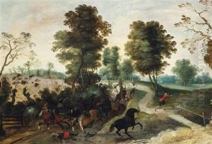 A Cavalry Skirmish On A Track