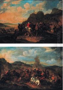 Combat Entre Les Turcs Et Les Chretiens (2 Works)