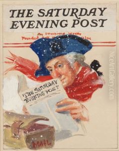 George Washington The Saturday Evening Post Preliminary Cover by William F. Soare