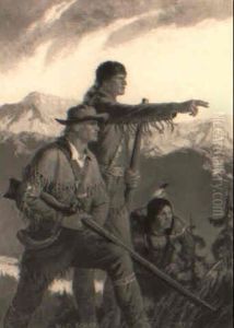 Lewis And Clark Discover The Rocky Mountains by William F. Soare