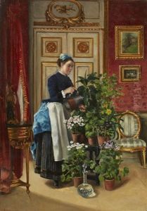 Salongsinterior by Johanna Sophia Soedergren