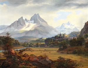 View Of Berchtesgaden With The Watzmann Glacier