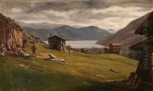 Norwegian Fjord Landscape by Frederik Hansen Sodring