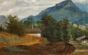 Landscape From Tyrol by Frederik Hansen Sodring