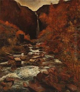 A Stream In The Mountains by Axel Soeborg