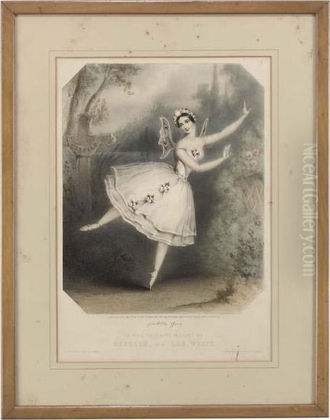 Carlotta Grisi In The Ballets Giselle And Peri - view 1