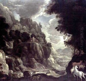 The Temptation Of Saint Anthony by Jan (Hans) Soens