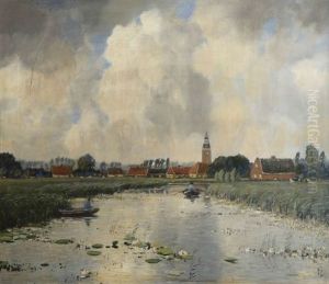 Paysage De Riviere En Hollande (aux Environs De Loosdrecht?) Paysage De Riviere En Hollande (aux Environs De Loosdrecht?)