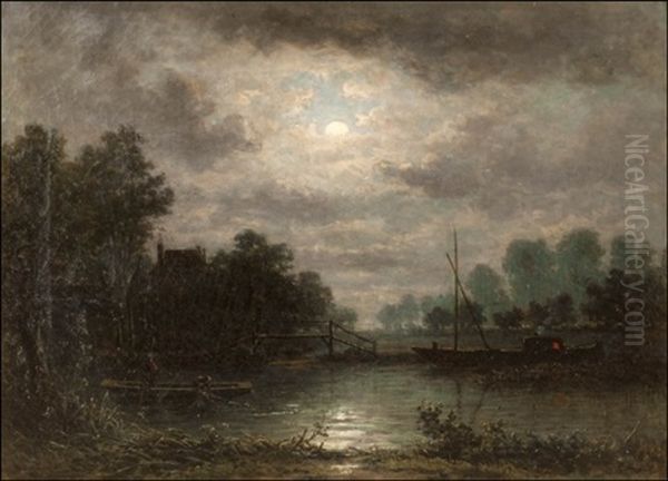 Moonlit Landscape - view 1