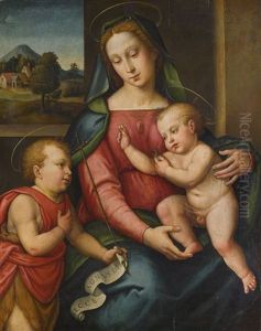 Madonna And Child With The Infant Saint John Madonna And Child With The Infant Saint John