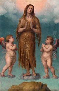 Mary Magdalene Between Two Putti Mary Magdalene Between Two Putti