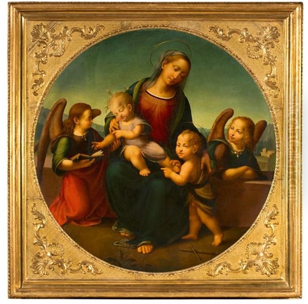 Tondo: Madonna With Christ And St. John - view 1