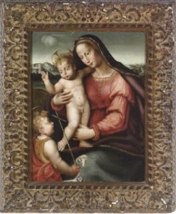 Madonna Con Bambino E San Giovannino Madonna Con Bambino E San Giovannino