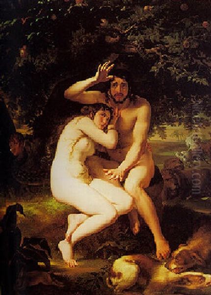 The Banishment Of Adam And Eve - view 1