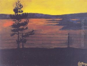 Natteglod by Harald Oscar Sohlberg