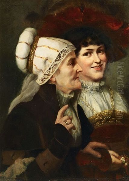 Zwei Frauen Im Renaissancekostum - view 1