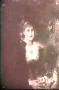 A Portrait Of A Lady by August Wilhelm Sohn