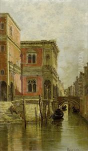 Venetian Gondola; A Venetian Canal