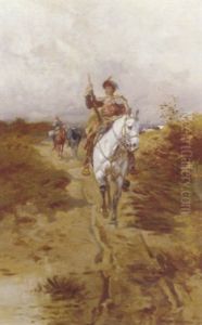 A Polish Horseman by Petr Petrovich Sokolov