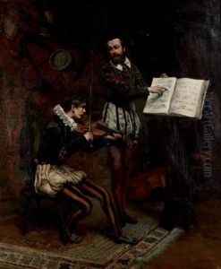 La Lecon De Musique by Zygmunt Sokolowski