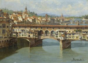 The Ponte Vecchio, Florence by Antonietta Brandeis