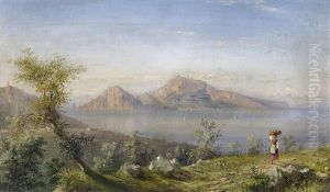 Sicht Auf Capri Von Sorrent Aus by Achille Solari