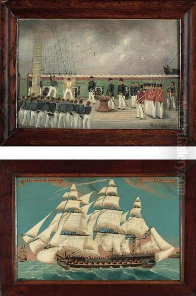 A Flogging On Deck - view 1
