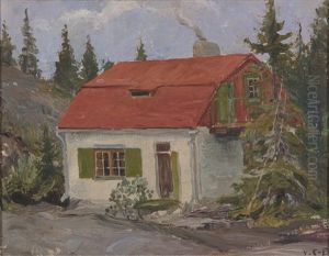 Red Roof by Venny Soldan-Brofeldt