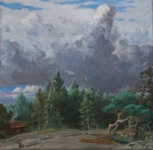 Thunder Clouds At The Horizon by Venny Soldan-Brofeldt