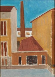 Oficina Con Ciminiera by Atanasio Soldati