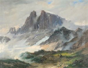 Oberhalb Braunwald by Alexander Jules Von Soldenhoff