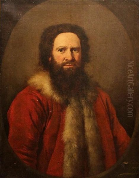 Portrait Of A Merchant Of The Levant Company In A Red Fur Lined Coat, 1734 - view 1
