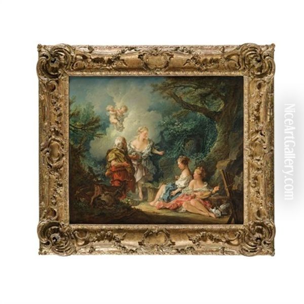 Psyche Entrant Dans La Grotte De L'ermite - view 1
