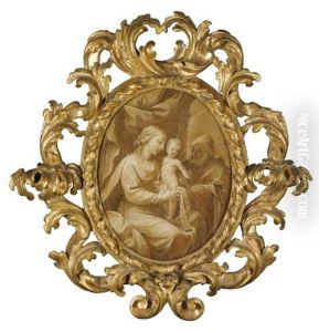 The Holy Family by Giovan Gioseffo dal Sole