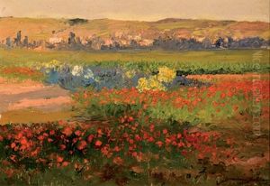 El Campo En Primavera by Domingo Soler Gili