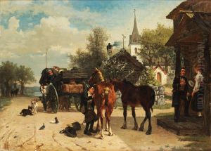 Skjutsombytet by Gustaf Brandelius