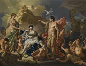 Bacchus And Ariadne by Francesco Solimena