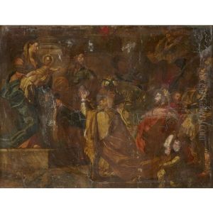 Adoration Of The Magi by Francesco Solimena